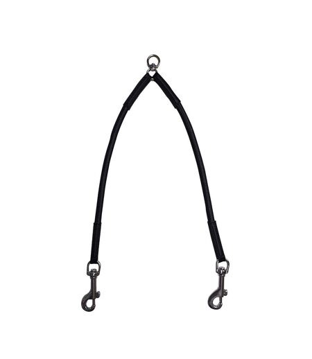 Bungee dog lead coupler one size black Ancol