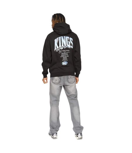 Sweat À Capuche Kingteam Homme Noir Kings Will Dream