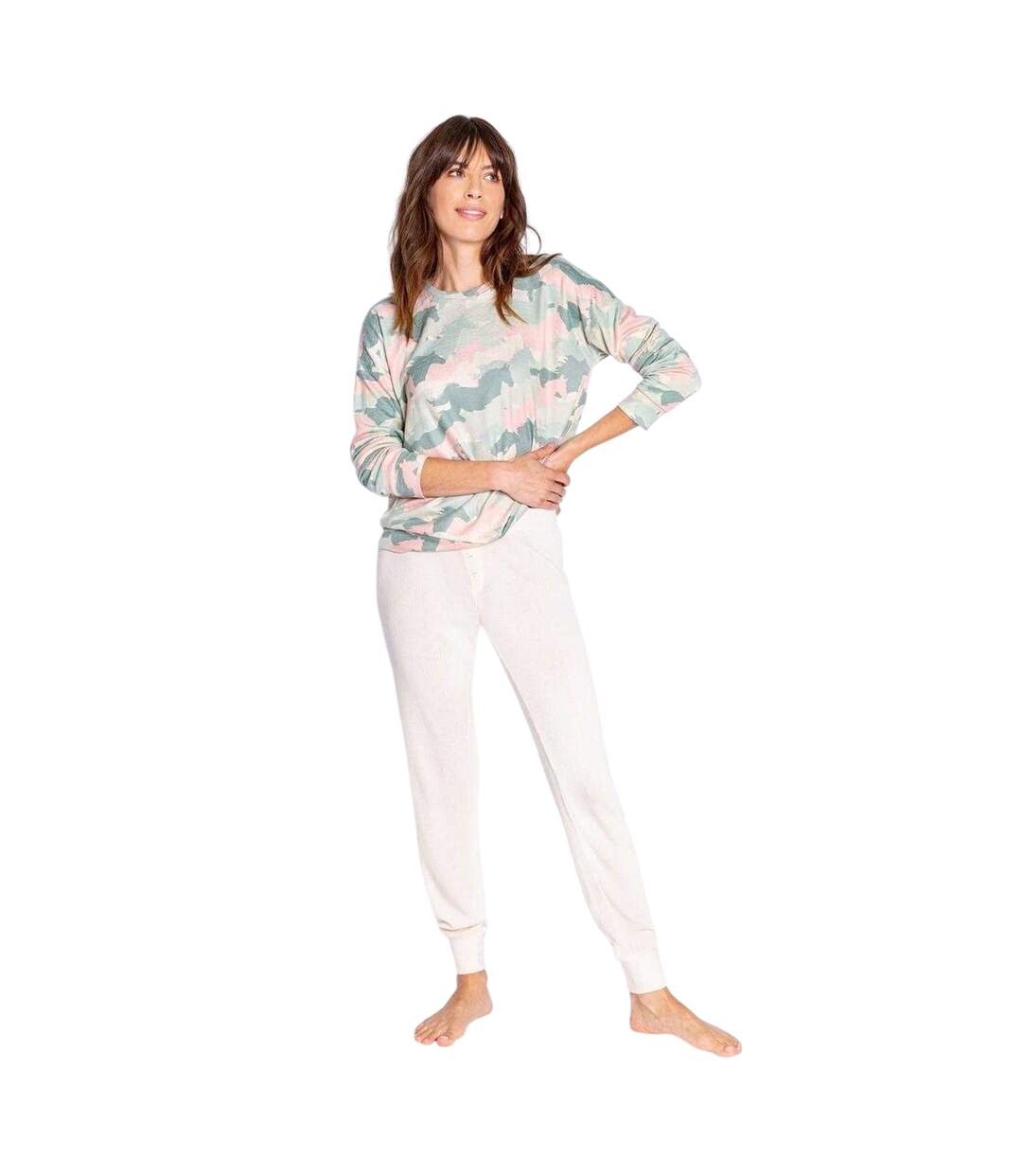 Womens/ladies Horse T-shirt Multicoloured PJ Salvage-4