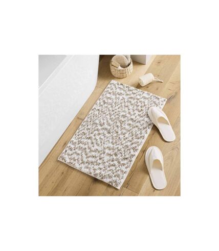 Tapis de Bain Friza 45x75cm Blanc & Marron