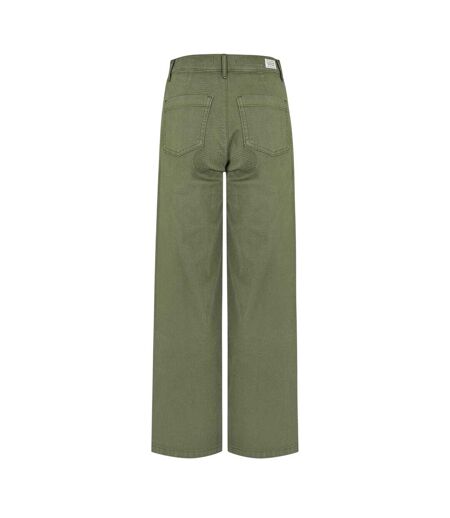 Chino Motif/style Rétro Femme Vert De Gris Levis