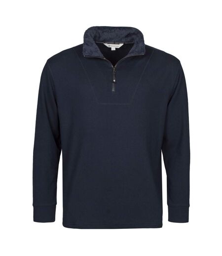 Mens Thermal Soft 1/4 Zip Top Fleece with High Collar