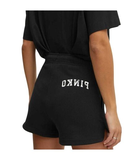 Short Motif/style Logo Dans Le Dos Femme Noir Pinko