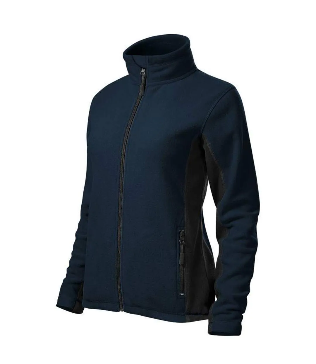 Womens/ladies Frosty Polar Fleece Jacket Navy Blue Malfini-3
