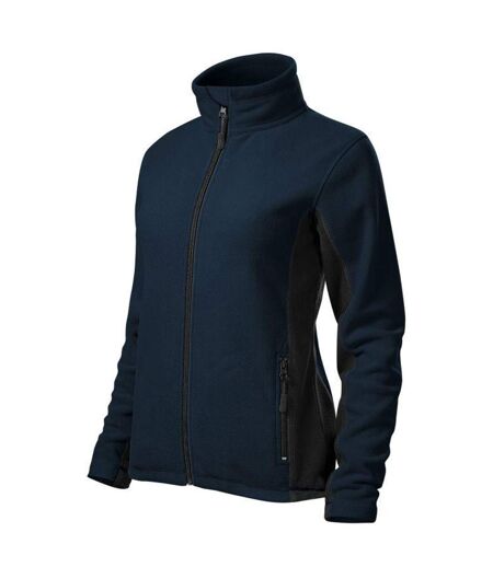 Womens/ladies Frosty Polar Fleece Jacket Navy Blue Malfini