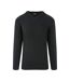 PRO RTX Mens Pro Acrylic Security V Neck Sweater (Black) - UTPC3624
