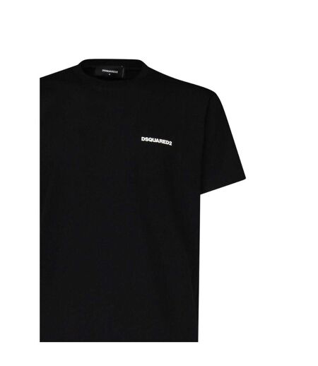 T-shirt Motif/style Pour Carte Homme Noir DSquared2