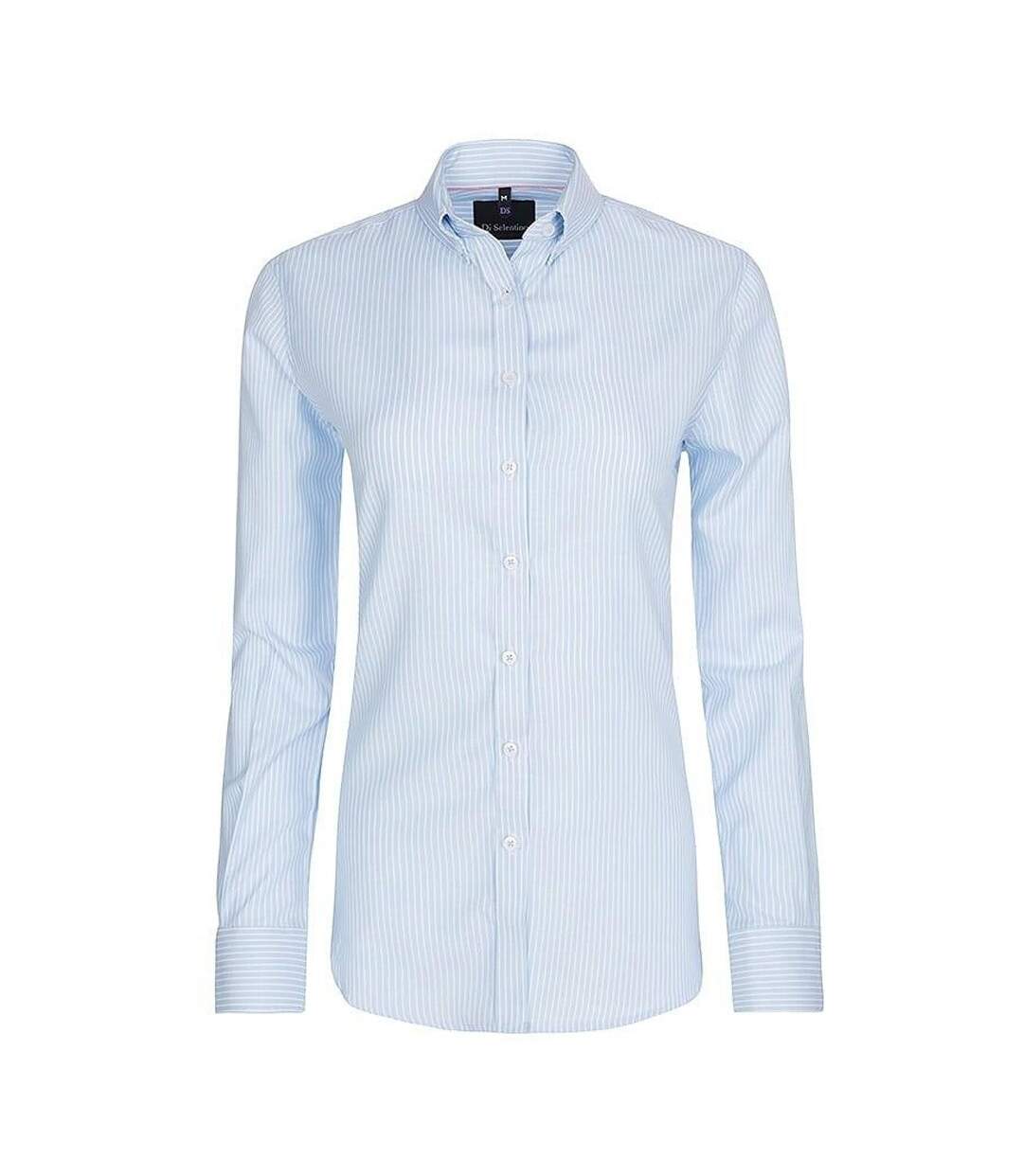 Chemisier Switzerland Femme Bleu Blanc Di Selentino-1