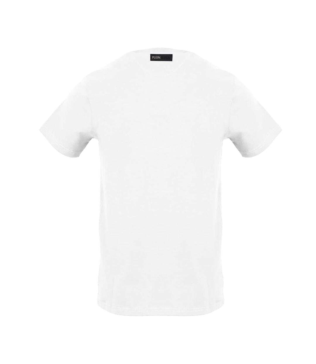 Unisex Adult Scratchy Logo T-shirt White Plein Sport-2