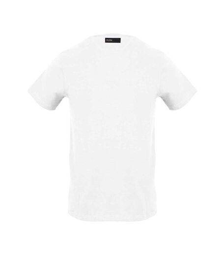 Unisex Adult Scratchy Logo T-shirt White Plein Sport