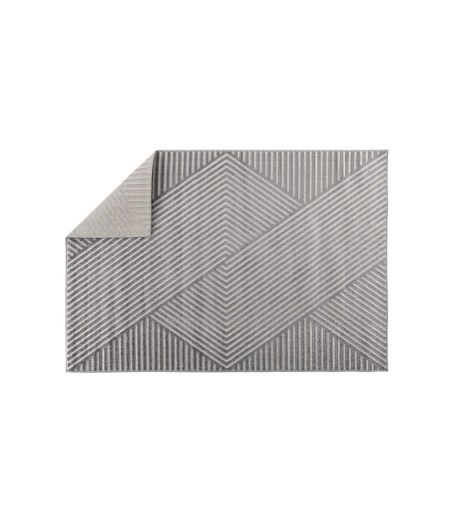 Tapis Déco Aron Solar 200x290cm Gris