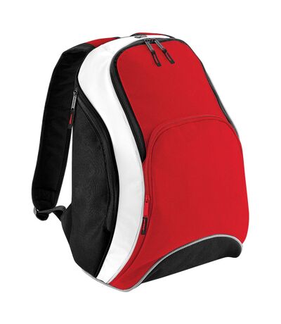 Bagbase Teamwear Backpack / Rucksack (21 Liters) (Classic Red/Black/White) (One Size) - UTBC1314