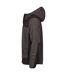 Mens Mountain Hooded Fleece Jacket Asphalt Black Tee Jays-3