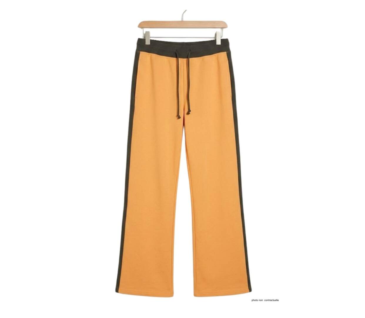 MAYFLOWER SE8008 - Pantalon de Sport Femme Orange & Kaki : Confort Stretch Maximal-2