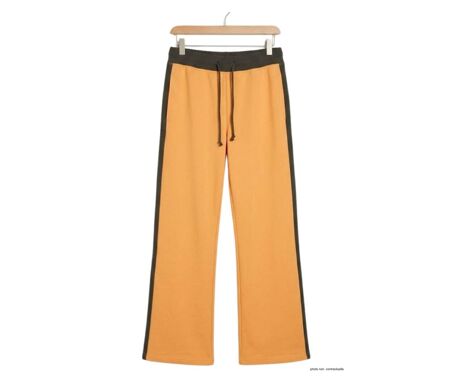 MAYFLOWER SE8008 - Pantalon de Sport Femme Orange & Kaki : Confort Stretch Maximal
