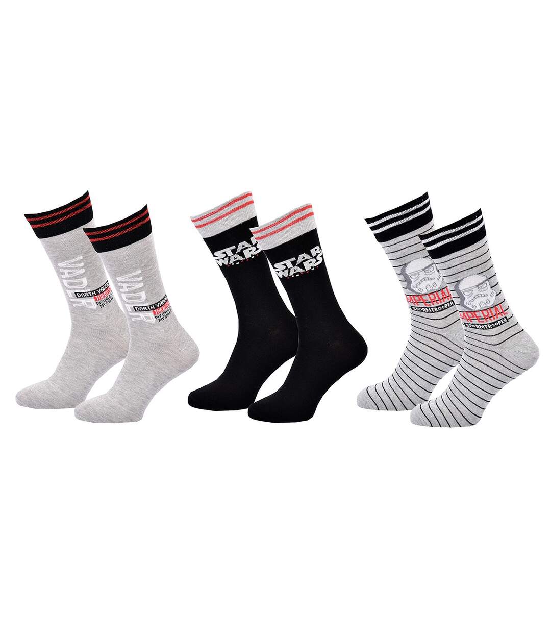 Chaussettes Star Wars Pack de 3 Paires