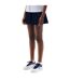 Womens/ladies Lined Pleated Tennis Shorts Blue Lacoste-1