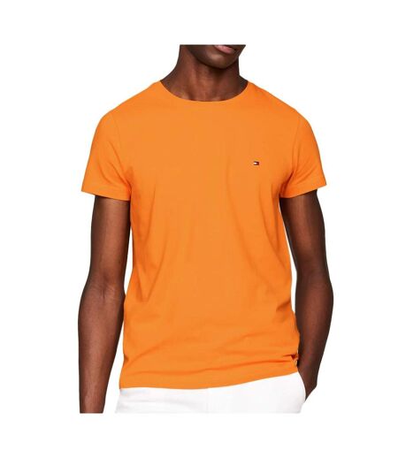 T-shirt Orange Homme Tommy Hilfiger Stretch Slim - M