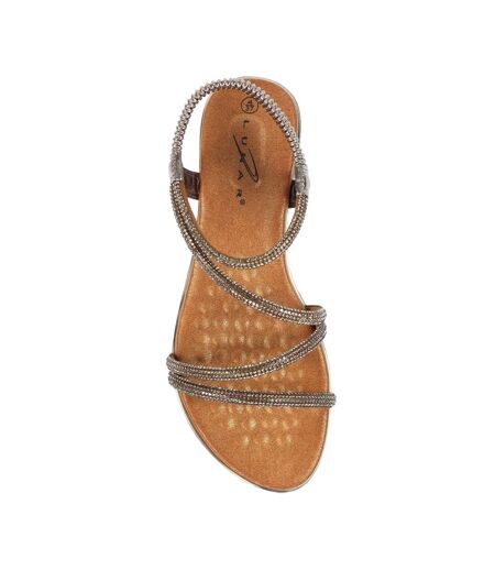 Sandales cortez femme gris Lunar