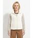 Veste fausse fourrure sans manches col montant-1