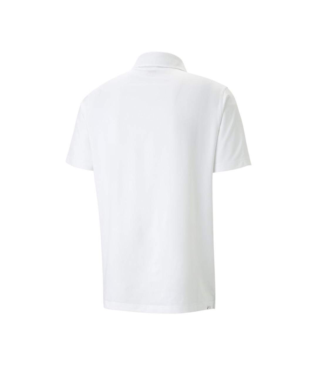 Polo blanc/bleu homme puma grind-2