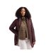 Doudoune Imperméable Unie À Capuche Ajustable Melissa Femme Beige Marron Trespass-4