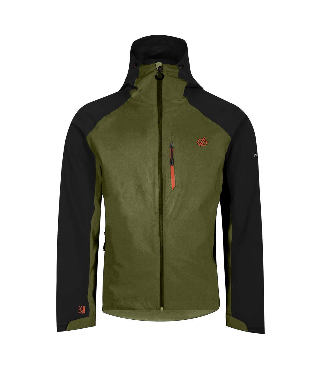 Veste imperméable mountain series homme vert olive / noir Dare 2B-3