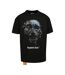 Mens Aurelius Heavyweight Oversized T-shirt Noir Forgotten Faces-1