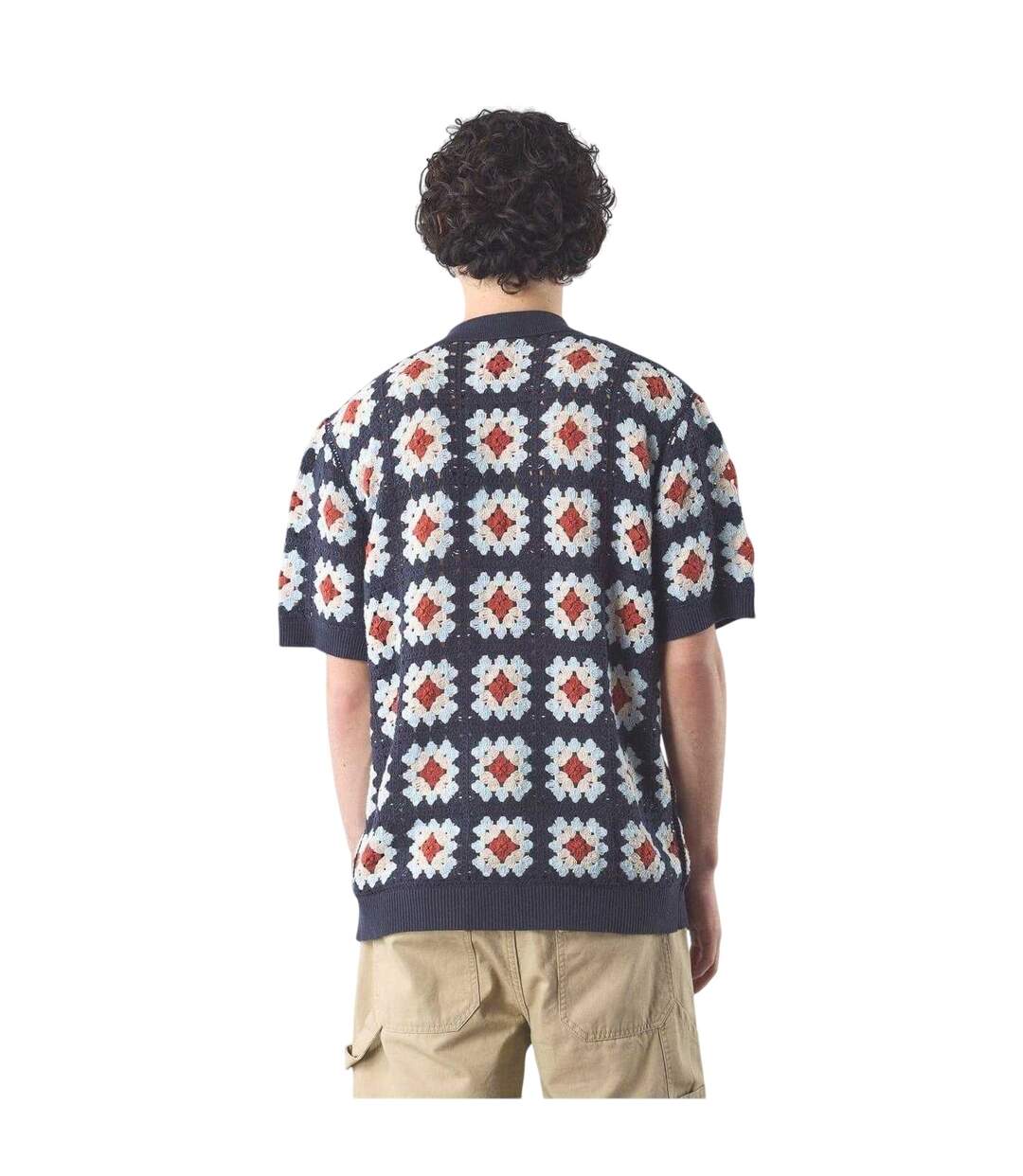 Chemise Motif/style Géométrique Timperley Homme Bleu Marine Pretty Green-3