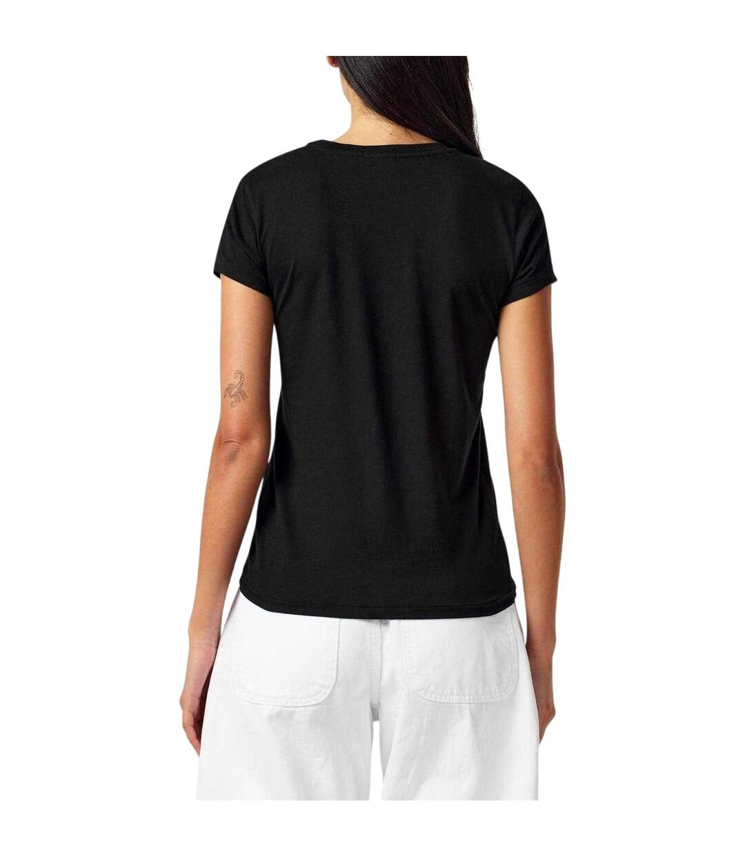 Womens/ladies Jersey T-shirt Black Ralph Lauren-3