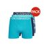 Pack Of 3  Mens Lynol Boxer Shorts  Teal Crosshatch-1