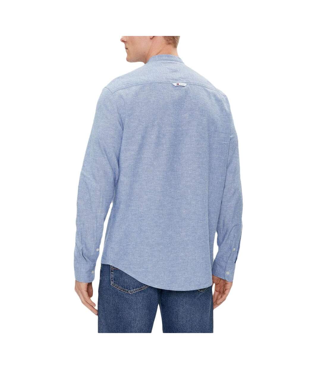 Chemise bleu homme tommy hilfiger tjm linen - l-2
