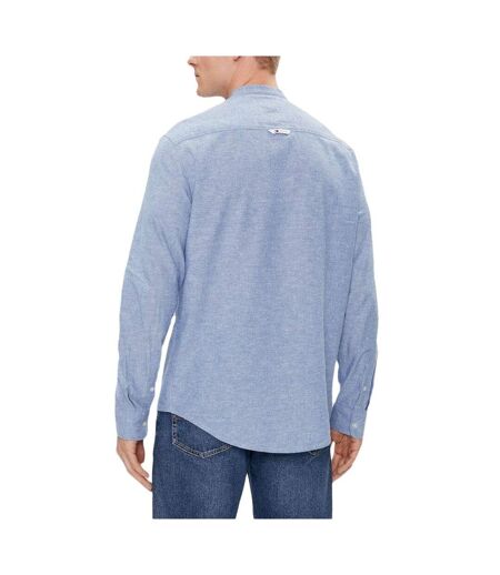 Chemise bleu homme tommy hilfiger tjm linen - l