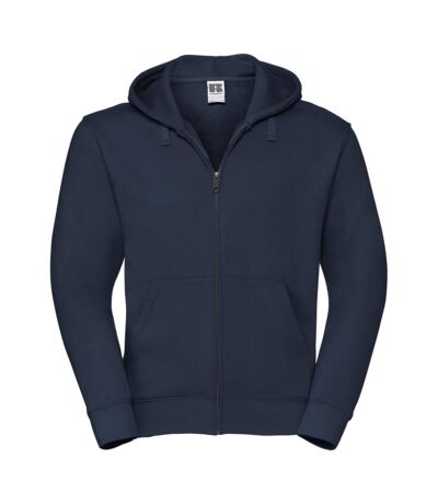 Russell Mens Authentic Full Zip Hooded Sweatshirt / Hoodie (French Navy) - UTBC1499