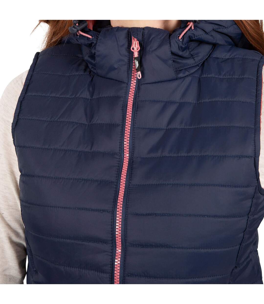 Trespass Womens/Ladies Aretha Casual Gilet (Navy Dusty Rose) - UTTP4390-3