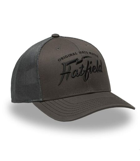 Casquette trucker avec filet semi curved avec broderie Grey Matter Hatfield