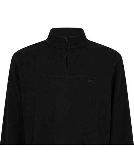 Mens Funnel Neck Sweatshirt Black Boss