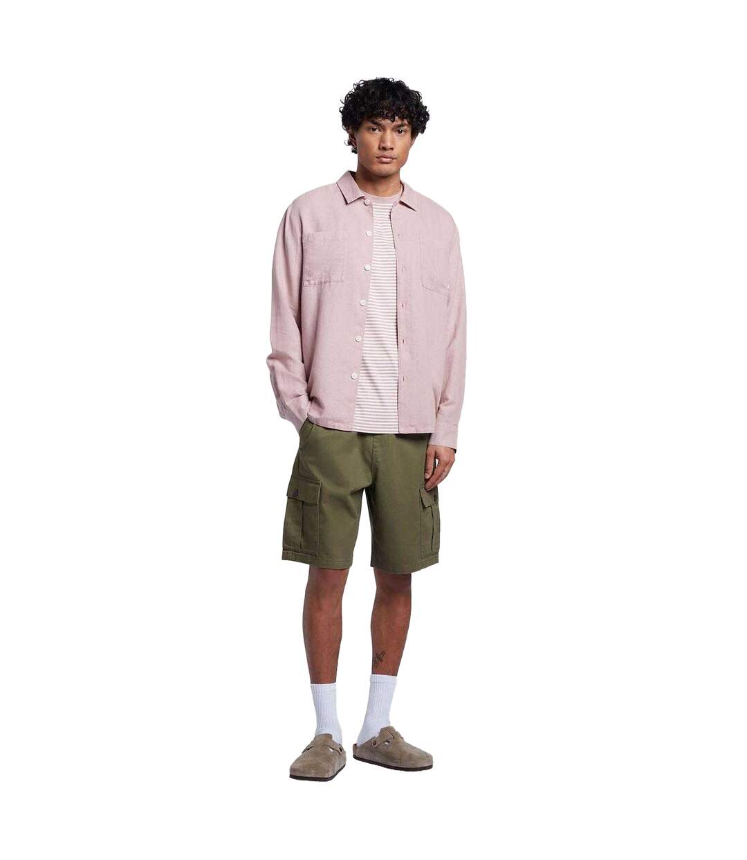 Chemise Nelson Homme Rose Farah-1