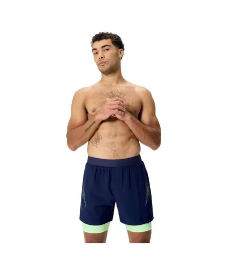 Short De Bain Volley Homme Bleu Marine Vert Speedo