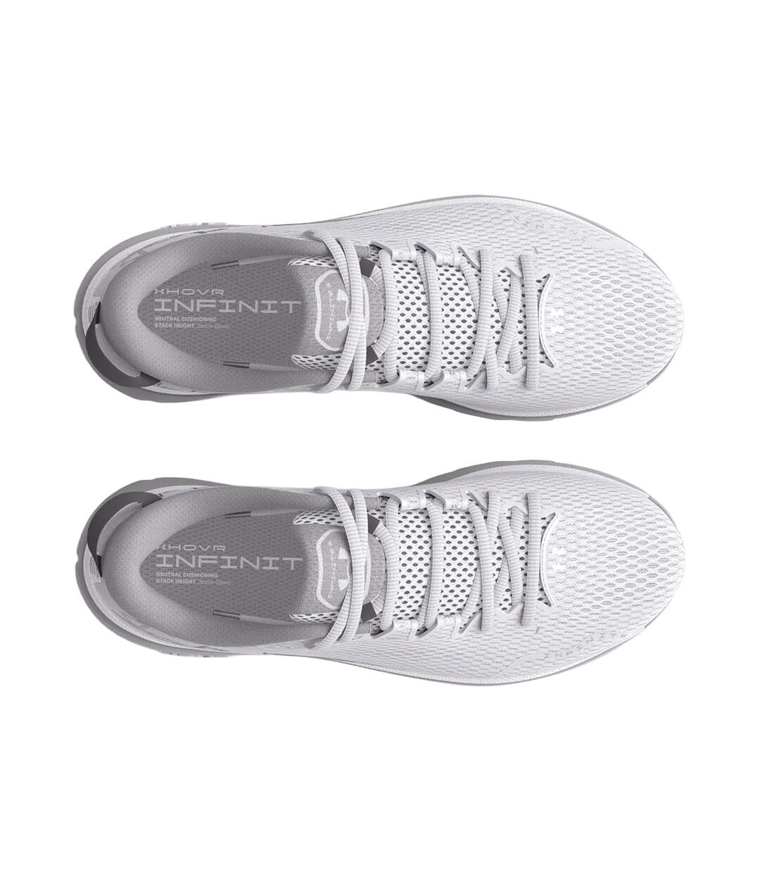 Womens/ladies hovr infinite 5 running trainers white Under Armour-4