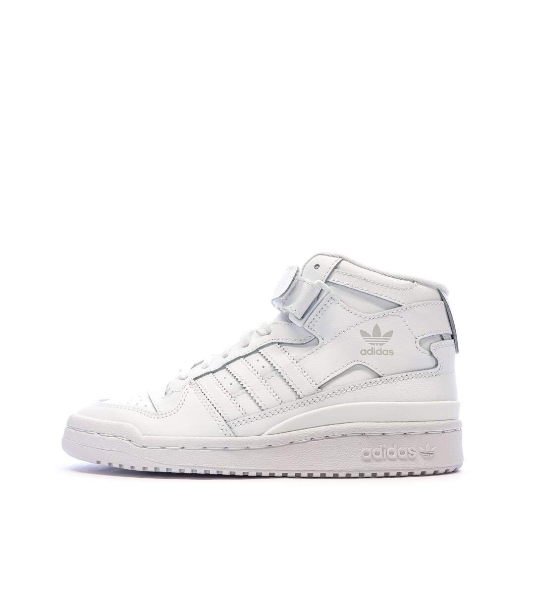 Baskets blanches homme adidas forum mids-1