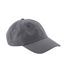Casquette Motif/style 6 Panneaux Gris Foncé Beechfield-1
