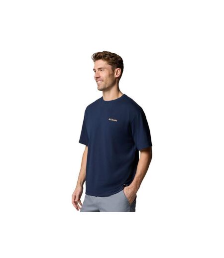T-shirt Motif/style Imprimé Au Dos Cedar Trail Homme Bleu Marine Columbia
