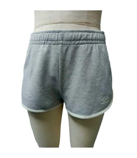 Short De Jogging Motif/style Courbé Femme Gris Chiné Chiné Jack Wills