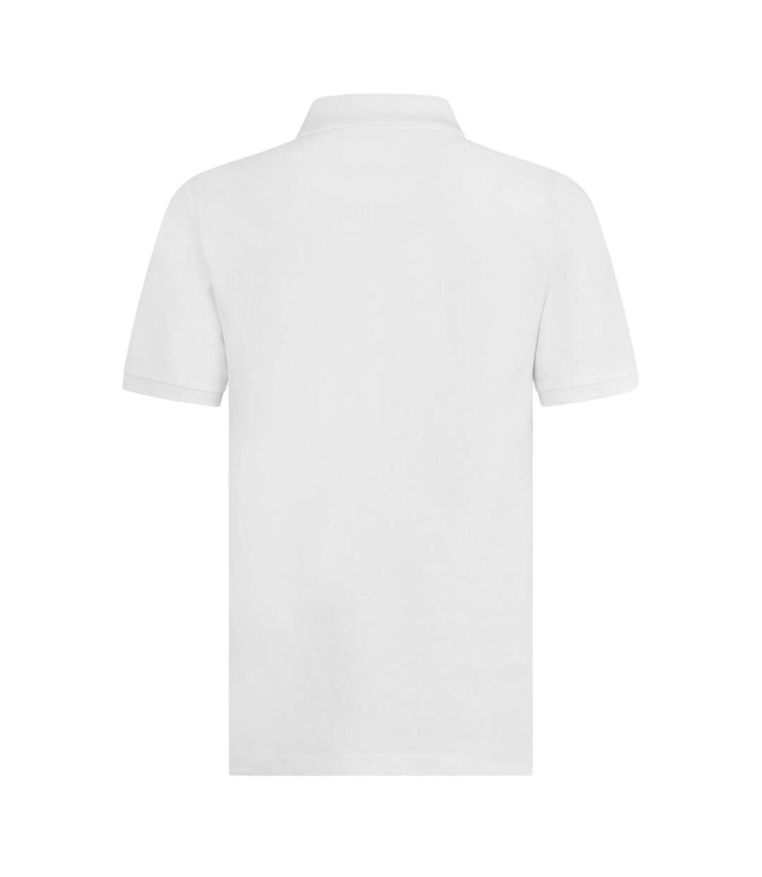 Mens Embroidered Regular Polo Shirt White Original Penguin-3