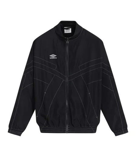 Mens Relaxed Fit Track Jacket Black Umbro