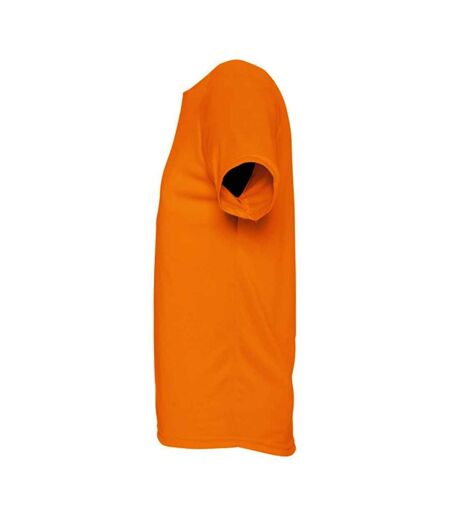 T-shirt Sporty Homme Orange SOLS