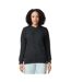 Unisex Adult Softstyle Midweight Quarter Zip Sweatshirt Black Gildan-1