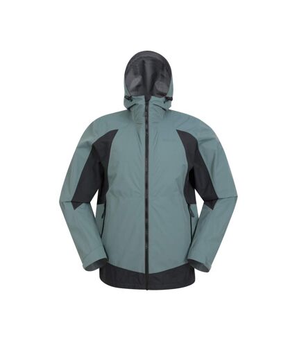 Veste imperméable valley extreme homme noir / bleu sarcelle Mountain Warehouse