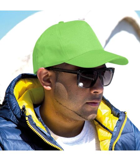 Lot de 2  casquettes boston adulte vert citron Result